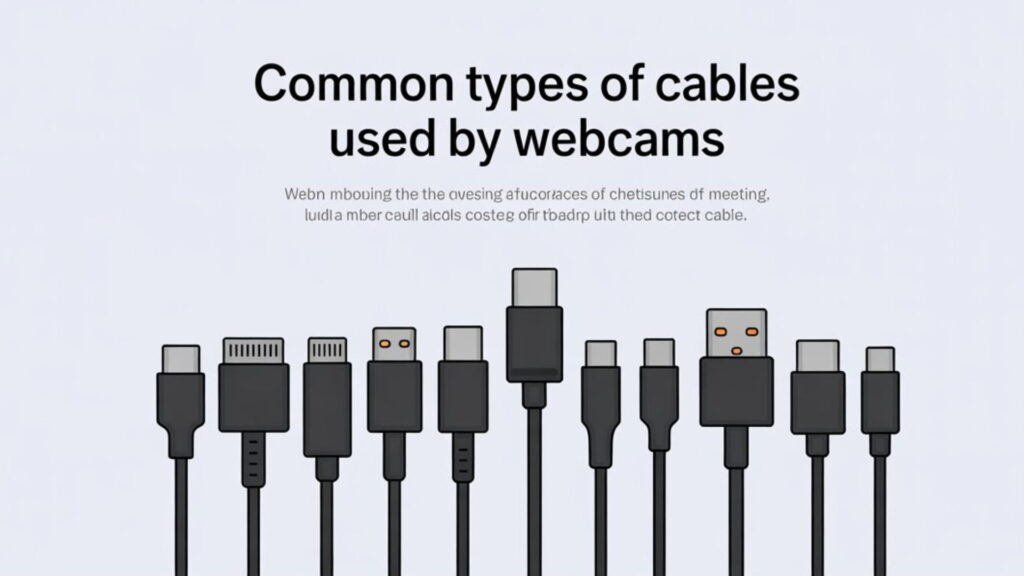 Common Types of Cables Used by Webcams